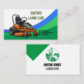 Lawn Care Service Landscaper Visitekaartje (Voorkant / Achterkant)