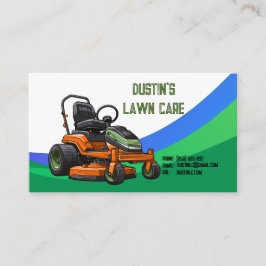 Lawn Care Service Landscaper Visitekaartje