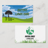 Lawn Care Service Landscaper Visitekaartje (Voorkant / Achterkant)