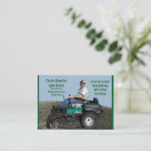 Lawn Care-service Visitekaartje (Staand voorkant)
