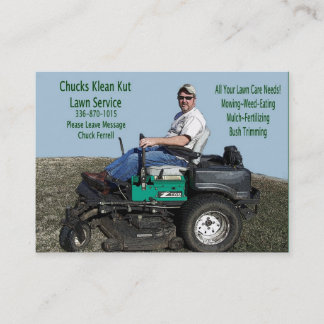 Lawn Care-service Visitekaartje