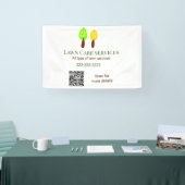 Lawn Care Services Voeg naam of code website e-mai Spandoek (Beurs)