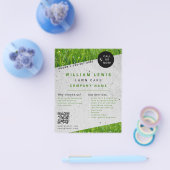 Lawn Care Simple Landscaping Lawn Mowing Business Flyer (Enkel)