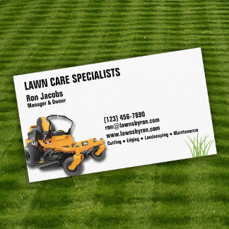 Lawn Care Specialist Visitekaartje