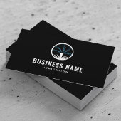 Lawn Care Sprinkler & Irrigatie Landscaping Zwart Visitekaartje