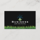 Lawn Care Sprinkler Logo Landscaping Service Visitekaartje (Voorkant)