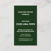 Lawn Care Thank You for Your Support! Call to Book Klantenkaartje (Achterkant)