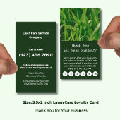 Lawn Care Thank You for Your Support! Call to Book Klantenkaartje