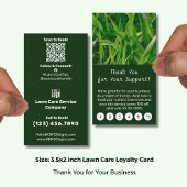 Lawn Care Thank You for Your Support! Klantenkaartje