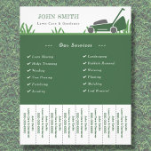 Lawn Care & Tuinier Scheur van Strips Flyer