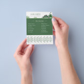 Lawn Care & Tuinier Scheur van Strips Flyer (Hand)