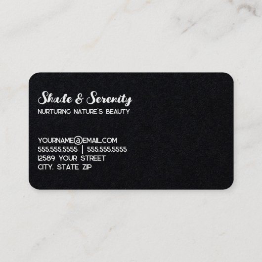 Lawn Care Visitekaartje (Achterkant)