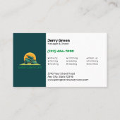 Lawn Care Visitekaartje (Achterkant)