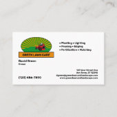 Lawn Care Visitekaartje (Voorkant)
