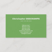 Lawn Care Visitekaartje (Achterkant)