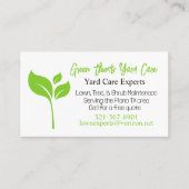Lawn Care Visitekaartje (Voorkant)