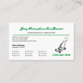 Lawn Care Visitekaartje (Voorkant)