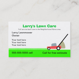 Lawn Care Visitekaartje