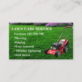 Lawn care visitekaartje (Voorkant)