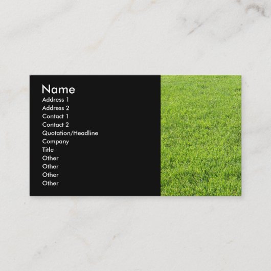 Lawn Care Visitekaartje (Voorkant)