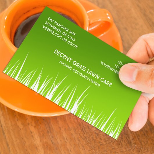Lawn Care Visitekaartjes