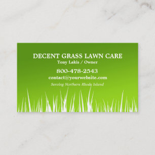 Lawn Care Visitekaartjes