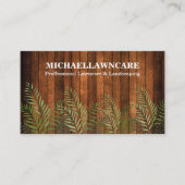 Lawn Care Yard professioneel landschap Visitekaartje (Voorkant)
