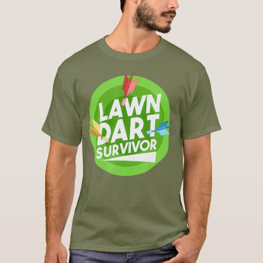 Lawn Dart Survivor shirt (Voorkant)