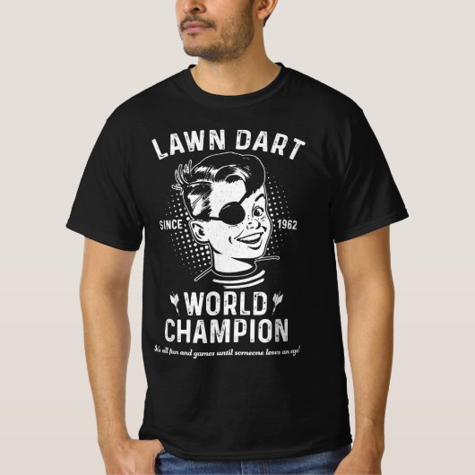 Lawn Dart World Champion T-shirt (Voorkant)