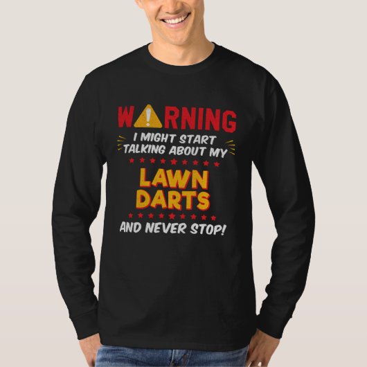 Lawn Darts Joke Graphic T-shirt (Voorkant)