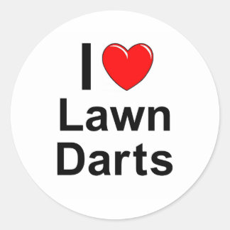 Lawn Darts Ronde Sticker