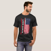 Lawn Darts USA Flag Mannen Women Gift T-shirt (Voorkant volledig)
