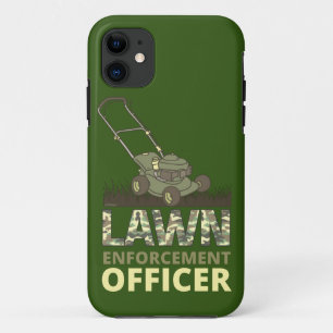 LAWN EnFORCEMENT OFFICER grappige tuiniercadeau Case-Mate iPhone Case