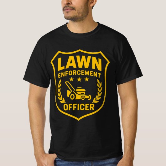 lawn enforcement officer t-shirt (Voorkant)