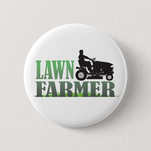 Lawn Farmer Ronde Button 5,7 Cm (Voorkant)