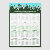 Lawn & Garden Maintenance Magnetic 2026 Calendar (Voorkant)