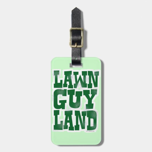 Lawn Guy Land Bagagelabel (Voorkant verticaal)