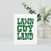 Lawn Guy Land Briefkaart (Staand voorkant)