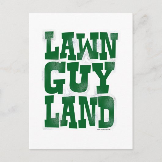 Lawn Guy Land Briefkaart (Voorkant)
