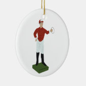 Lawn Jockey Keramisch Ornament (Rechts)