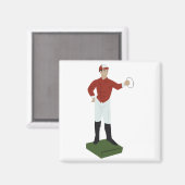 Lawn Jockey Magneet (Voorkant / Achterkant)