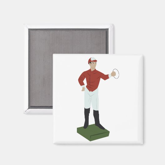 Lawn Jockey Magneet (Voorkant / Achterkant)