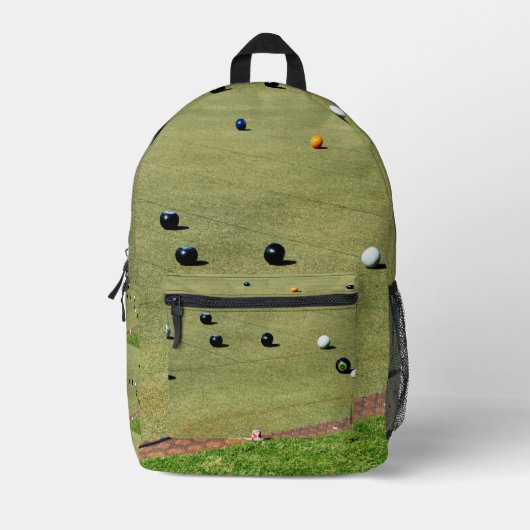Lawn kommen het spel, volledige print rugzak (Voorkant)