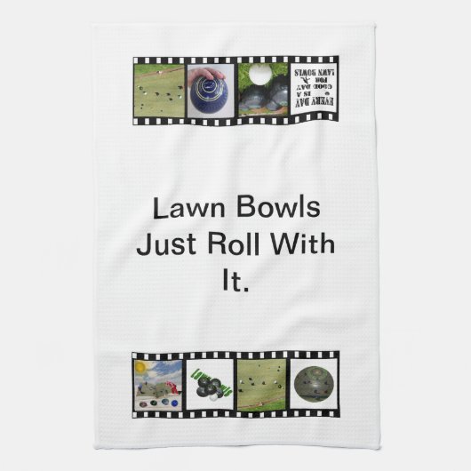 Lawn kommen rollen gewoon mee, schotel handdoek (Verticaal)