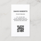 Lawn & Landscaping Service Rijdende grasmaaier Visitekaartje (Achterkant)