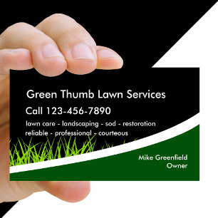 Lawn Landscaping Service Visitekaartje