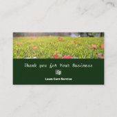Lawn Maintenance Review & Thank You Combo Visitekaartje (Voorkant)