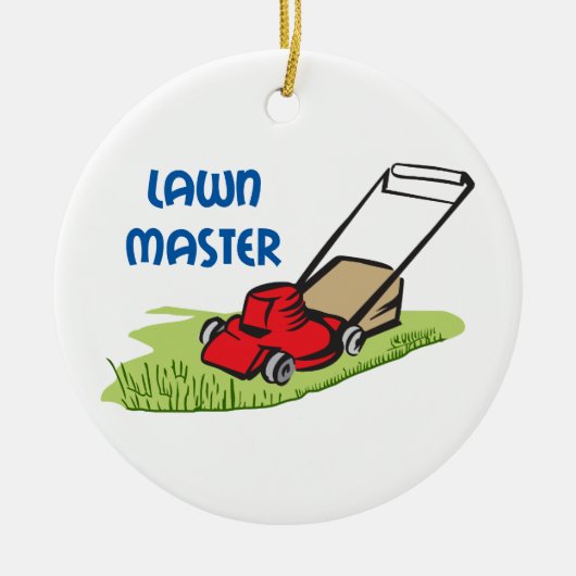 LAWN MASTER KERAMISCH ORNAMENT (Voorkant)