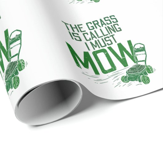 Lawn Mower Cadeaupapier (Rol Hoek)