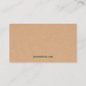 Lawn Mower Drawing, Lawn Mowing Visitekaartje (Achterkant)